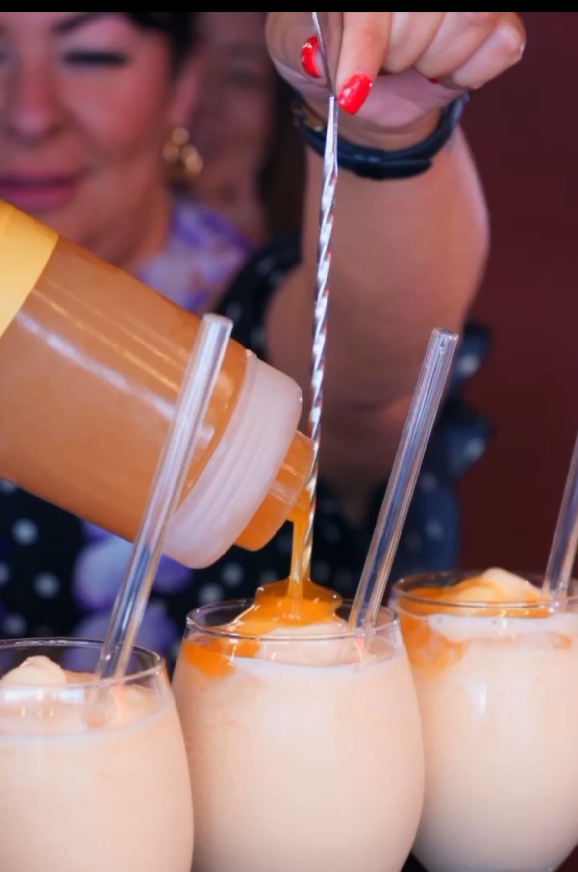 Signature cocktail with fresh ingredients